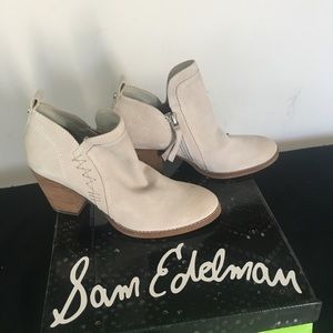 Sam Edelman Tan Booties